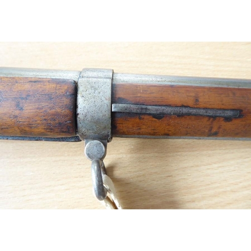 429 - A circa 1795 Mutzig musket and bayonet; the lock-plate engraved Châtellerault, the top strap engrave... 