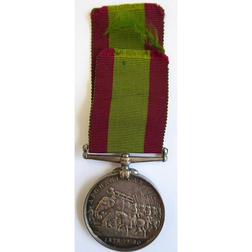 453 - The Afghanistan Medal to CAPTN. P. K. L. BEAVER – E. / 4TH R.A.

Madras-born Colonel Philip Keith Lo... 