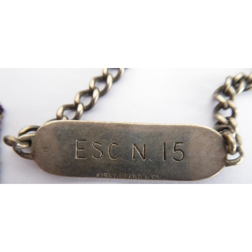 456 - A mixed lot of four comprising a Kirby Beard & Co. white-metal bracelet with tag engraved ‘Paul Schn... 