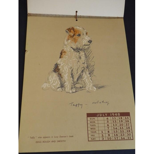 542 - The Lucy Dawson 1948 Dog Calendar