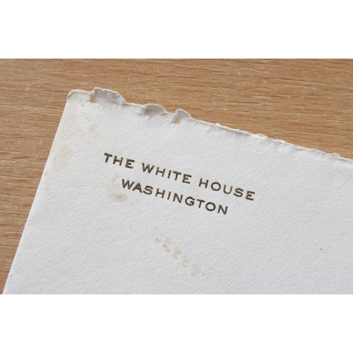 591 - An original wartime (WWII) letter sent from the White House, Washington to Mrs Weston from Eleanor R... 