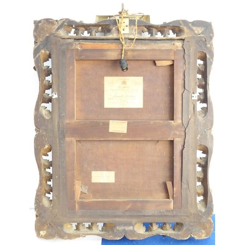 669 - R. M. (RICHARD MORTON) PAYE (?-1821), a finely carved wood gilt-framed and glazed oil on canvas stud... 