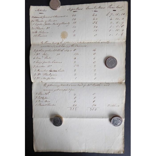 761 - The original working papers of Captain Philip Beaver’s African Memoranda (1805); around 90 original ... 