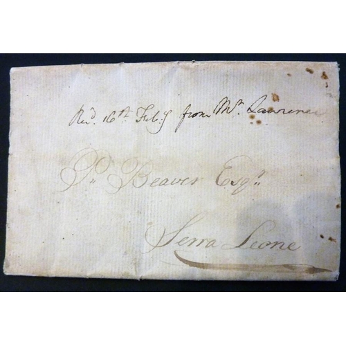 761 - The original working papers of Captain Philip Beaver’s African Memoranda (1805); around 90 original ... 