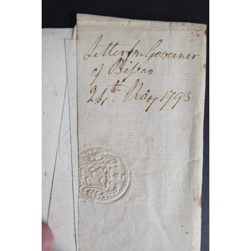 761 - The original working papers of Captain Philip Beaver’s African Memoranda (1805); around 90 original ... 