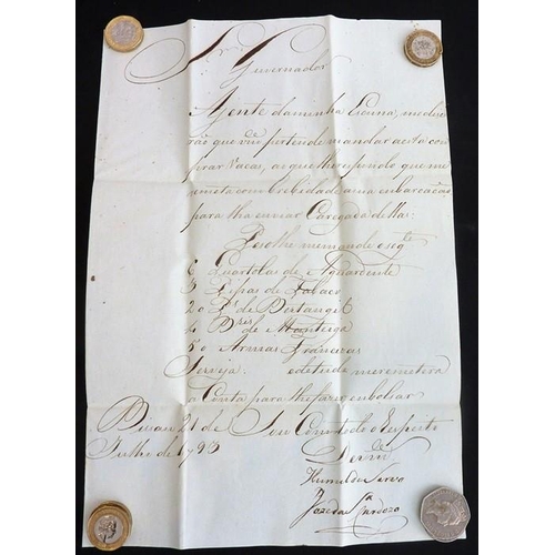 761 - The original working papers of Captain Philip Beaver’s African Memoranda (1805); around 90 original ... 