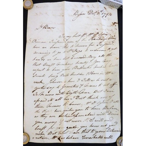 761 - The original working papers of Captain Philip Beaver’s African Memoranda (1805); around 90 original ... 