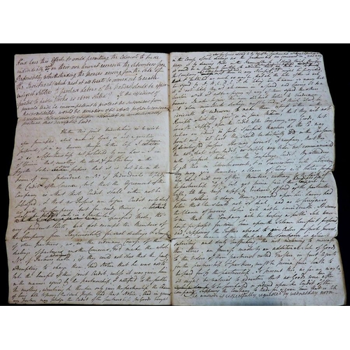 761 - The original working papers of Captain Philip Beaver’s African Memoranda (1805); around 90 original ... 