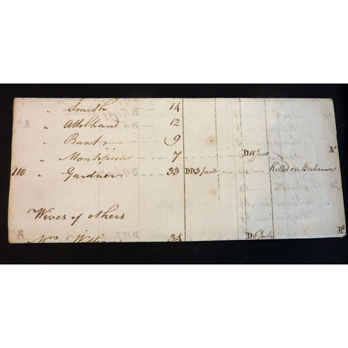 761 - The original working papers of Captain Philip Beaver’s African Memoranda (1805); around 90 original ... 