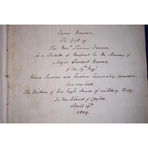 762 - A Description of Ceylon by Rev James Cordiner (1807) Containing an Account of the Country, Inhabitan... 