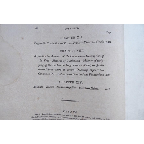 762 - A Description of Ceylon by Rev James Cordiner (1807) Containing an Account of the Country, Inhabitan... 