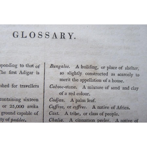 762 - A Description of Ceylon by Rev James Cordiner (1807) Containing an Account of the Country, Inhabitan... 