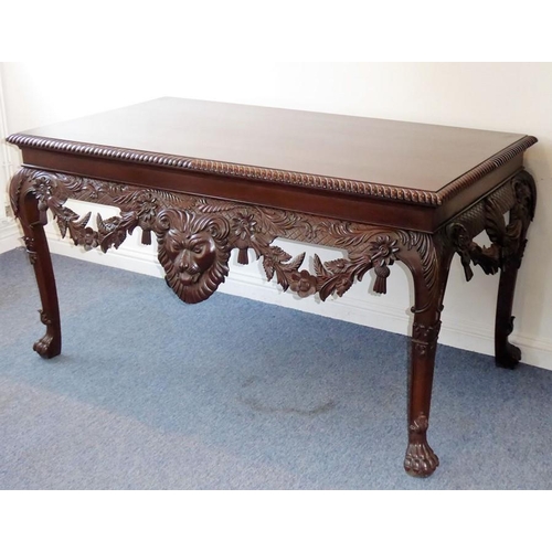 944 - A fine and large 18th century style (later) mahogany serving table made by the Imperial Furniture Co... 