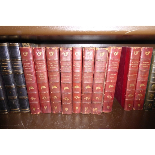 755 - Ten-volume set by G. J. Whyte-Melville to include 'General Bounce' and 'Bones and I'; Lytton (6 volu... 