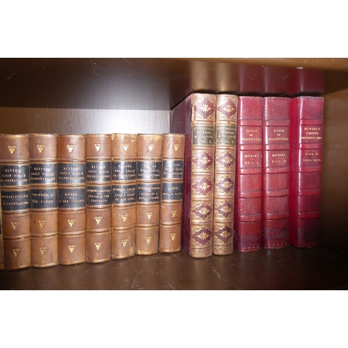 755 - Ten-volume set by G. J. Whyte-Melville to include 'General Bounce' and 'Bones and I'; Lytton (6 volu... 