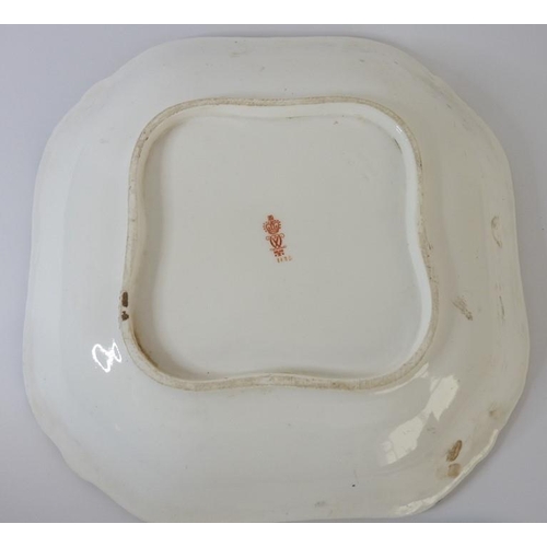 1 - A mixed lot to include Royal Crown Derby: a square dish, three circular dishes, an egg cup and a set... 