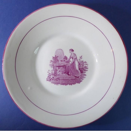 16 - Four similarly sized collector's plates: the largest being a 19th century Majolica example (23.4cm i... 