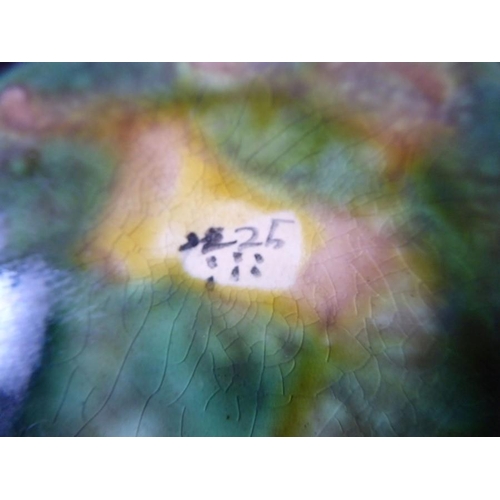 16 - Four similarly sized collector's plates: the largest being a 19th century Majolica example (23.4cm i... 