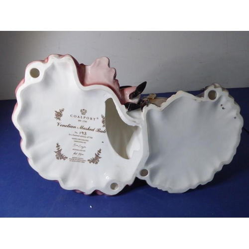 18 - Five limited edition Coalport porcelain figures: 'Moon' (1325/2500), 'The Wicked Lady' (390/7500), '... 