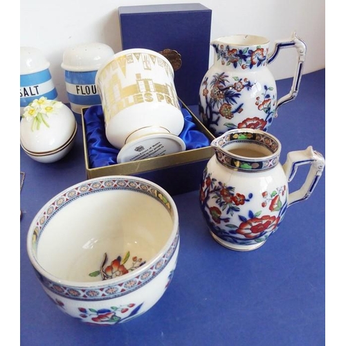 26 - A good selection of ornamental and kitchen ceramics to include six Royal Worcester egg coddlers, thr... 
