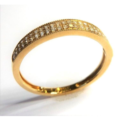 228 - A diamond-set 18-carat yellow gold ring;  the central cluster composed of a brilliant-cut diamond (e... 