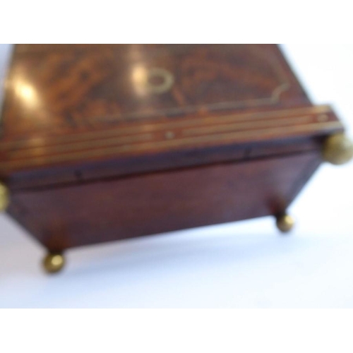 280 - A good early 19th century brass inlaid mahogany-cased eight-day bracket clock; the figured domed top... 