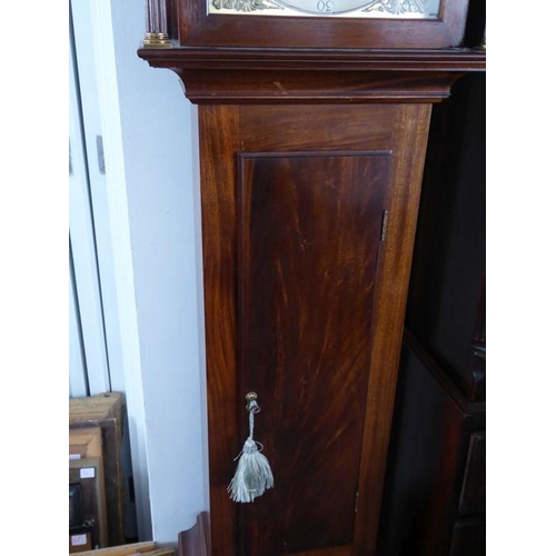 281 - A late 20th century longcase clock produced to commemorate the Prince and Princess of Wales' 1981 we... 