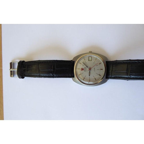 294 - A Tudor Oysterdate steel-cased wristwatch; the signed silvered dial with baton makers and date apert... 