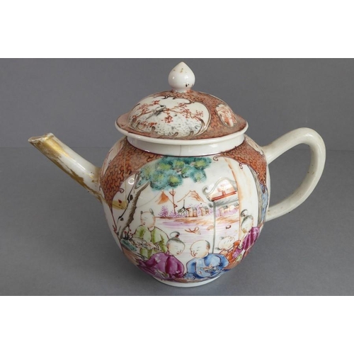 32 - An assortment of ceramics to include a large mid-19th century jug hand-decorated with insects and fl... 