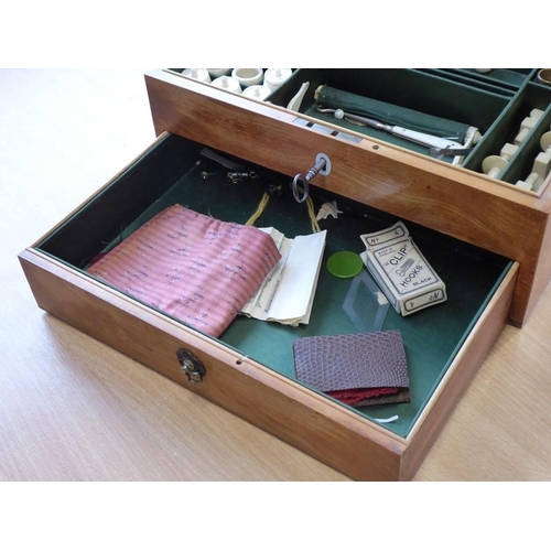 398 - A late 18th/early 19th century George III period satinwood sewing box with oval neo-classical jasper... 