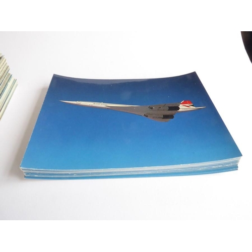 445 - 388 official Concorde postcards (357 and 31) and five others to include a rare Mach 2 example