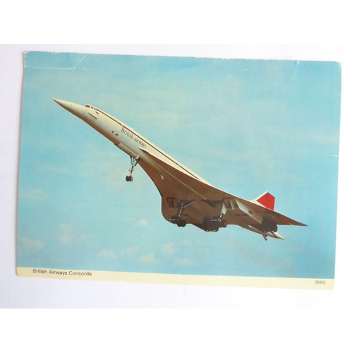 445 - 388 official Concorde postcards (357 and 31) and five others to include a rare Mach 2 example