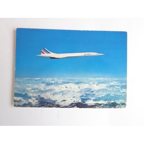 445 - 388 official Concorde postcards (357 and 31) and five others to include a rare Mach 2 example