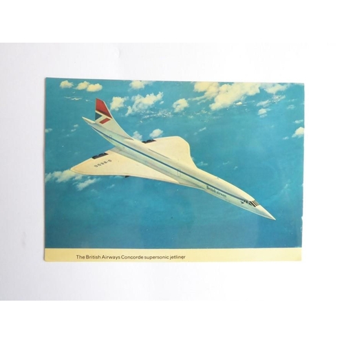 445 - 388 official Concorde postcards (357 and 31) and five others to include a rare Mach 2 example