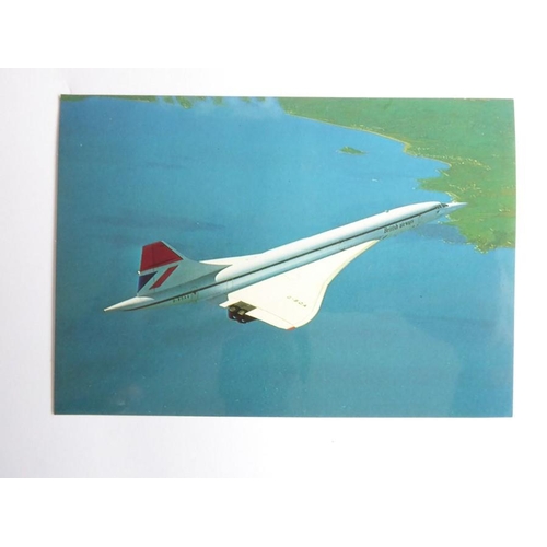 445 - 388 official Concorde postcards (357 and 31) and five others to include a rare Mach 2 example