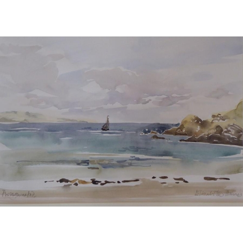 525 - 1EliElizabeth Haines (Welsh Contemp.), ‘Pwllgwaelod’, Pembrokeshire, Signed & insc. Watercolour, (CO... 