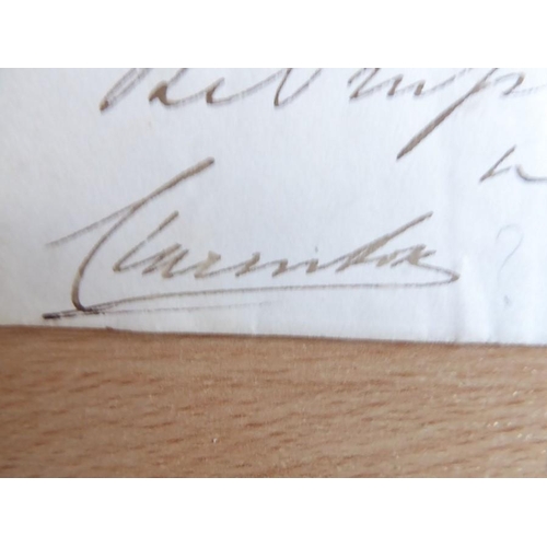 665 - About 70 signature clippings, mostly eminent and remarkable Victorians, to include Charles Dickens (... 