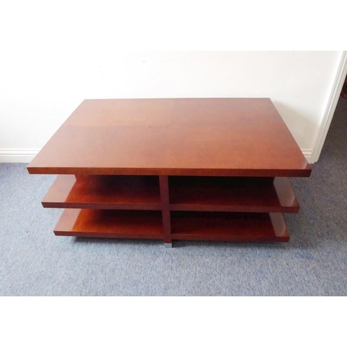 697 - A Baker Archetype open coffee table; designed by Michael Vanderbyl, inspired by the designs of Jean-... 