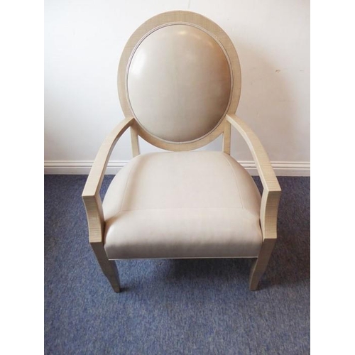 705 - A J. Robert Scott, Inc. 'Art Deco Fauteuil': designed by Sally Serkin Lewis, upholstered in JRS supe... 