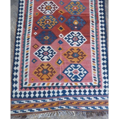 740 - A Qashqa'i Kilim; early 20th century, south-west Iran (290cm (9'6