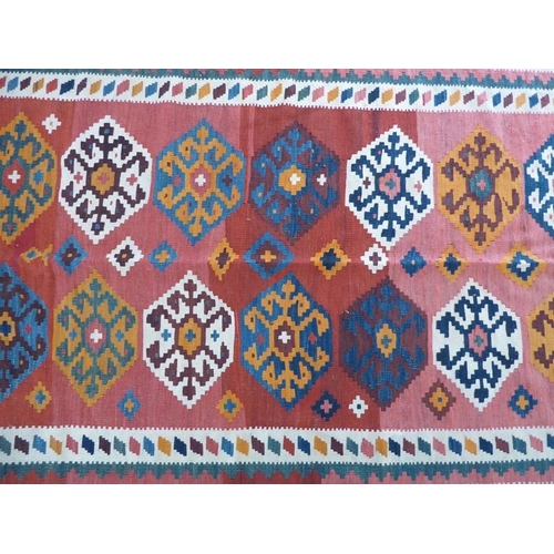 740 - A Qashqa'i Kilim; early 20th century, south-west Iran (290cm (9'6