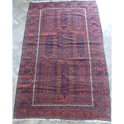 747 - A Baluch carpet; late 19th century, west Afghanistan (281cm (9'2