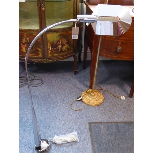 873 - A Cedric Hartman model 91-ST floor lamp, adjustable height 35