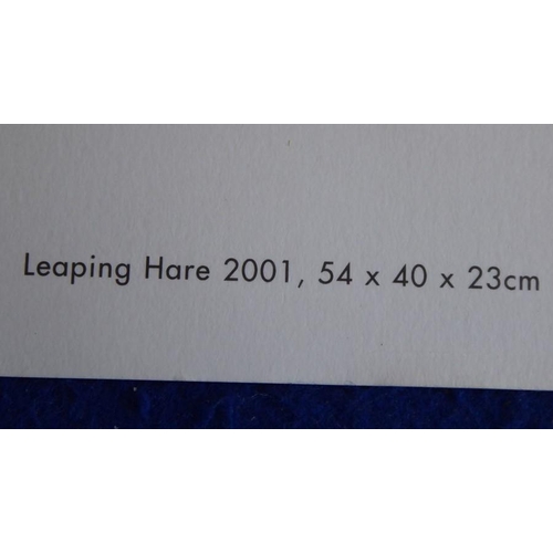 110 - Hamish Mackie, (b. 1973), a fine and large numbered limited edition (5/12) bronze sculpture 'Leaping... 