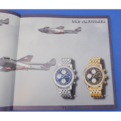 166 - Eight Breitling Chronolog bound catalogues (2001 to 2009 (missing 2003)) and a 'Breitling For Bentle... 