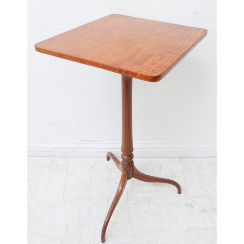 369 - A late 18th / early 19th century rectangular satinwood wine or occasional table of high proportions ... 