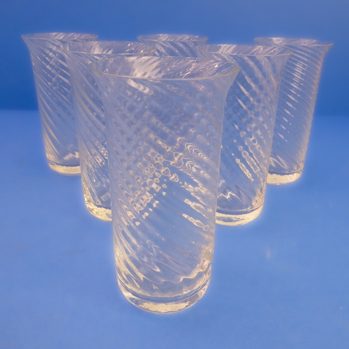 61 - A very good selection of mostly cut glassware comprising:
 a cut-glass tripod fruit bowl (12 cm high... 