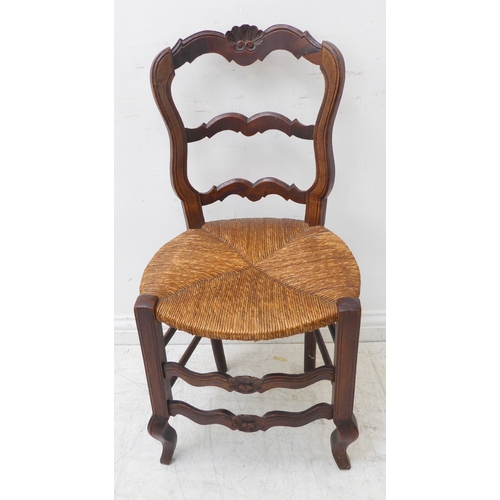 278 - Four varying chairs comprising:
 an early 19th century Regency period mahogany example with tablet t... 