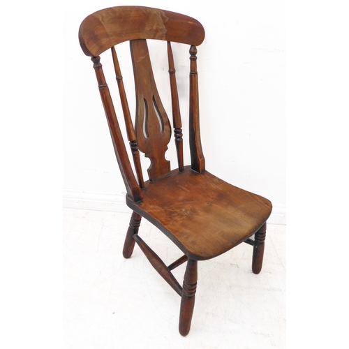 278 - Four varying chairs comprising:
 an early 19th century Regency period mahogany example with tablet t... 