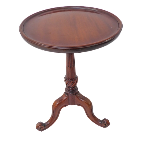 315 - A good 19th century style (modern reproduction) circular-topped mahogany occasional table by Charles... 